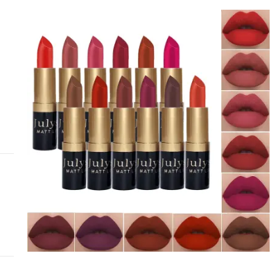 12 Pcs Matte Lipstick Box Original Product